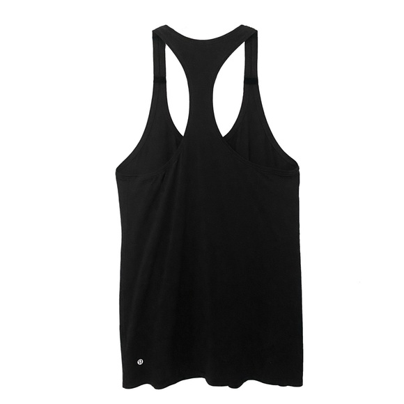 HTF: new Lululemon ❤︎ Loose Fit Racerback Tank ❤︎ Black Size 10 ❤︎ Deep Cut Arms - Picture 9 of 12